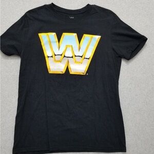 Ripple Junction Black Tee with Yellow and Blue Graphic